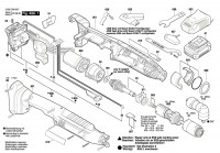 Bosch 3 602 D94 607 Angle Exact Ion 30-290 Pn-Accu-Screwdriver 18 V / Eu Spare Parts